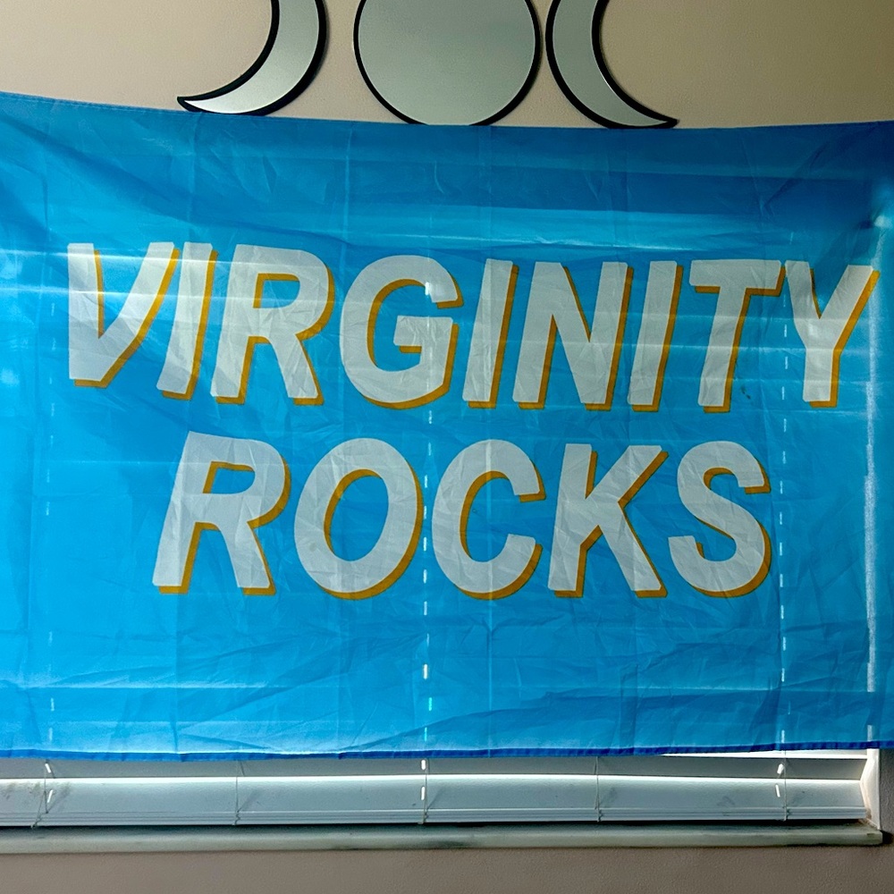 Virginity Rocks tapestry